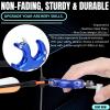 ZSHJGJR Compound Bow Release - CNC Aluminium Alloy, Finger Alloy Thumb Bow Release for Compound Bow, Bow Trigger Release, Hunting Target Practice Accessories (4 Fingers Gold) view 4