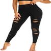 Gluckhapi Soft Leggings for Women - High Waisted Tummy Control No See Through Workout Yoga Pants Black1 S view 1