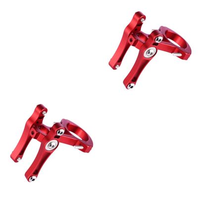 BESPORTBLE 2pcs Aluminum Alloy Water Bottle Holder Conversion Socket Easy Install for Mountain and Lightweight Design