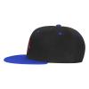 Anarchy Symbol Hip Hop Hat Classic Adjustable Flat Brim Contrast Hip Hop Hat for Men Women Blue view 3