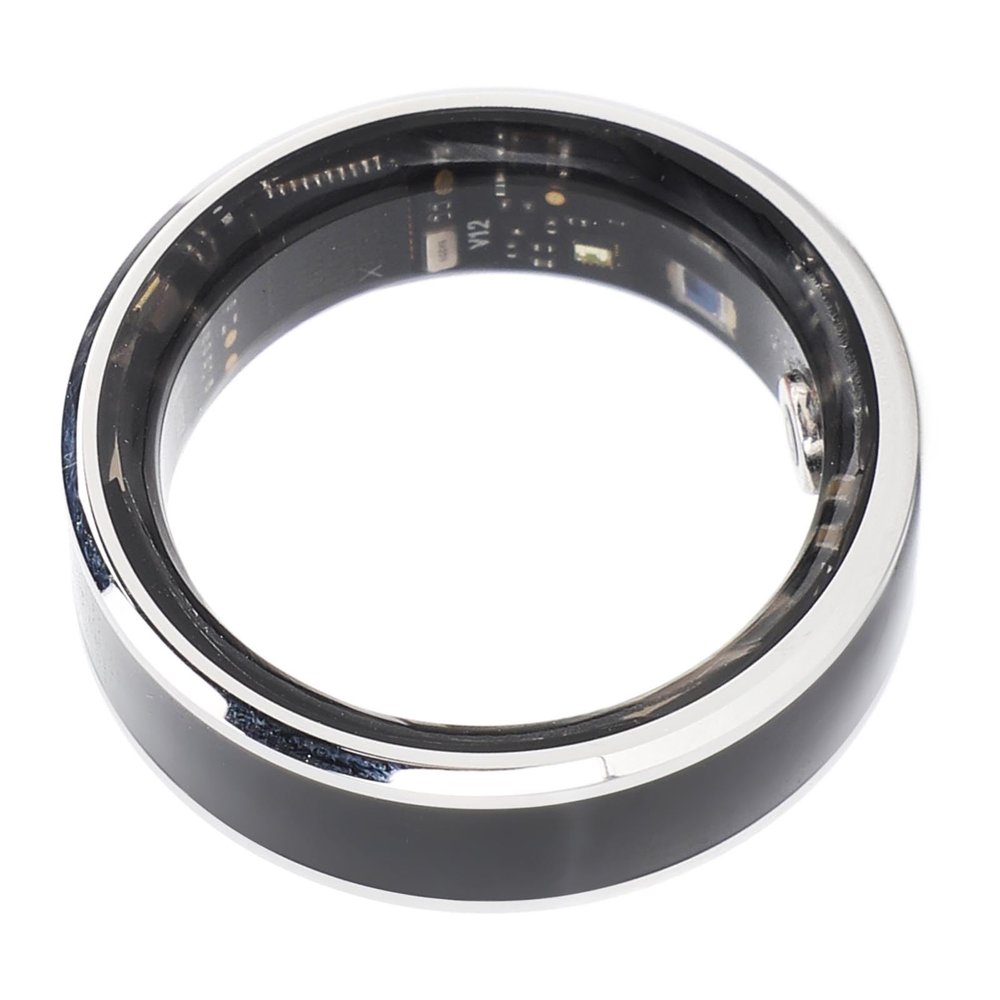 Waterproof Ceramic NFC Ring Smart Ring Health , Fitness Sleep Heart Rate Oxygen , Wide Fashion Ring (11)