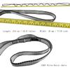 CAPARK 53 Inches Nylon Daisy Chains Rope Climbing Lanyard Straps Looped Strong Slings 23 kN Aerial Yoga Webbing view 3