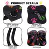HOLYLUCK Drawstring Backpack Bag Sport Gym Sackpack (Black dog paw prin) view 4