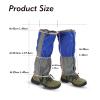 ARrase Leg Gaiters,Outdoor Gaiters,Men's and Women's Running Walking Hiking Hunting Snowshoes Lightweight,Waterproof Adjustable Size Gaiters(M,L) (Color : Style 3, Size : Medium) view 2