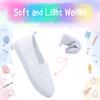 Anproity Girls White Canvas Shoes Kids White Sneaker Boys Tennis Shoes for Toddler Girls Canvas Shoes Slip-on Light Weight Comfortable Causal Skin-Friendly Slip-On White Big Kid 1 view 4