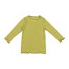 Baby Baby Girls T-Shirt Toddler Long Sleeve Shirt Crewneck Tees Basic Tshirt Tops Light Undershirt (Green, 4-5 Years)