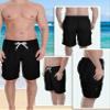 NIMeng Mens Swim Trunks Swim Shorts Swimwear Swimsuit Beach Shorts Bathing Suits Quick Dry Water Resistent Black view 2