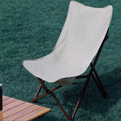 DELURA Portable Folding Camping Chairs, Thicken 600D Oxford, Compact Backpacking Chairs Support 330LBS, Lightweight for Hiking, Beach, Fishing (Color : A)