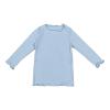 Baby Baby Girls T-Shirt Toddler Long Sleeve Shirt Crewneck Tees Basic Tshirt Tops Light Undershirt (Blue, 3-4 Years)