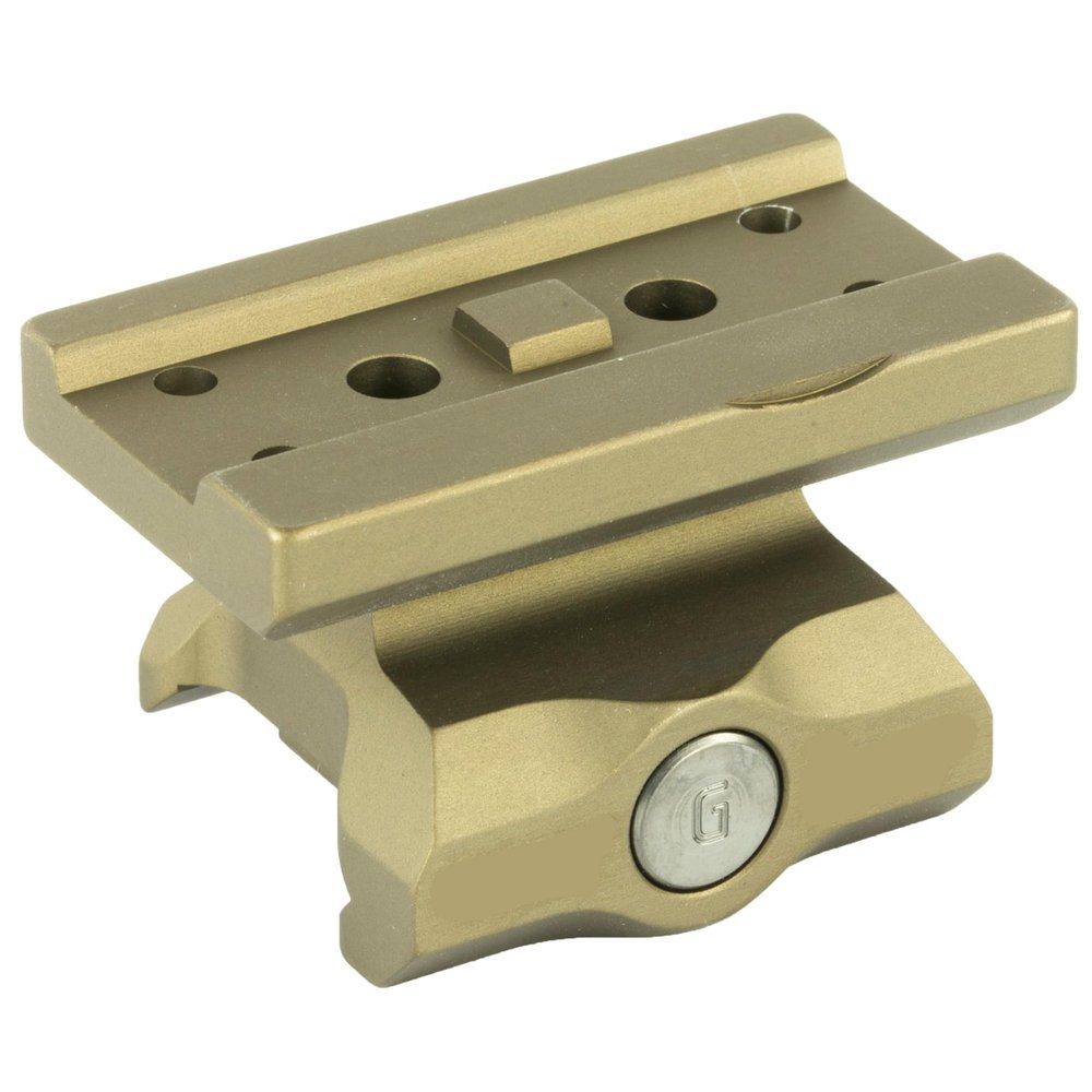 GOTICAL Tactical Scope Rail Mount Riser Base Mount - 20mm Heavy Duty Picatinny Weaver Adapter for Red Dot Sight - Made from Aircraft Aluminum with Matte Black Anodizing (FDE)