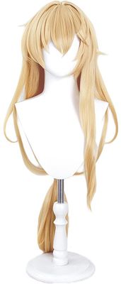 TTYAO REII Anime Cosplay Wig Adult Hair Heat Resistant Synthetic Wig for Men Costume Party Role Play Props (Light Blonde)