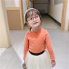 Baby Baby Girls T-Shirt Toddler Long Sleeve Shirt Crewneck Tees Basic Tshirt Tops Light (Orange, 18-24 Months) view 2