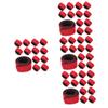 BESPORTBLE 40pcs Fishing Rod Straps Elastic Fishing for and Portable Fish Rod Red for view 1
