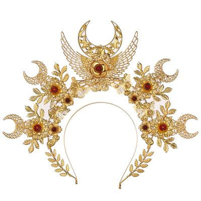 COSDREAMER Mary Halo Crown Headwear Spiked Zip Tie Halo Crown Sunburst Goddess Headwear