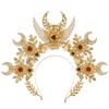 COSDREAMER Mary Halo Crown Headwear Spiked Zip Tie Halo Crown Sunburst Goddess Headwear view 1
