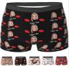 Custom Boxers for Boyfriend Husband Father Men,Personalized Face Gag Underwear with Photo Customized Funny Boxers for Men Birthday Father's Day Valentine's Day Gifts for Him,Small view 1