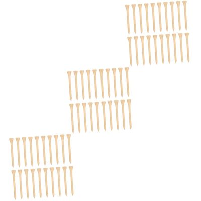 BESPORTBLE 300pcs Golf Tees Wooden Pegs Height Control for Outdoor Compact Design Golf Accessories for Smooth Shots and Improved Performance