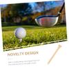 BESPORTBLE 300pcs Golf Tees Wooden Pegs Height Control for Outdoor Compact Design Golf Accessories for Smooth Shots and Improved Performance view 2