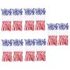 BESPORTBLE 10pcs Woven Basketball Nets for Indoor and Outdoor Use Heavy Duty Replacement for Community Courts and Parks view 1