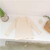 Baby Baby Girls T-Shirt Toddler Long Sleeve Shirt Crewneck Tees Basic Tshirt Tops Light Undershirt (Beige, 3-4 Years) view 3