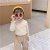 Baby Baby Girls T-Shirt Toddler Long Sleeve Shirt Crewneck Tees Basic Tshirt Tops Light Undershirt (Beige, 3-4 Years) view 4