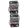 FAVOMOTO 2pcs 12v-36v Marine Circuit Breaker Auto Reset 80a Waterproof Fuse Inverter Audio Easy Install Panel Mount view 1
