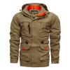 Ctreela Outdoor Hard Shell Jacket for Men's Military Tactical Windproof Jackets Army Hiking Climbing Heavy Duty Outerwear view 1