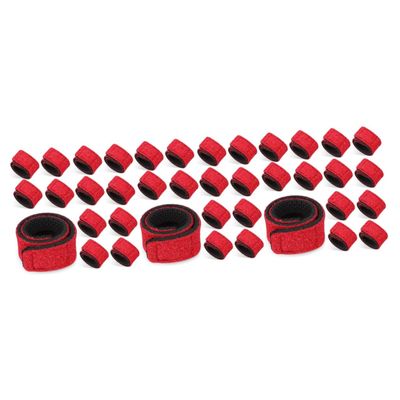 BESPORTBLE 30pcs Elastic Fishing Rod Wraps Neoprene Belt for Fly Fishing Pole Sleeve Protector Accessories