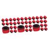 BESPORTBLE 30pcs Elastic Fishing Rod Wraps Neoprene Belt for Fly Fishing Pole Sleeve Protector Accessories