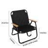 DELURA Portable Folding Camping Chair Low Beach Chairs for Camp Lawn Hiking Sports Hunting (Color : B) view 2