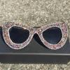 helena Diamond cat eye Sparkling Sunglasses Women Fashion Butterfly Rhinestones Female Bling Party Shade Sun Glasses (white colorful) view 4