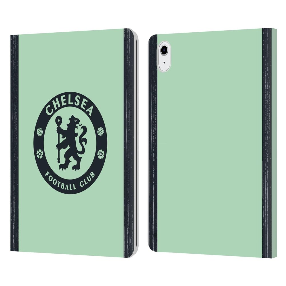 Head Case Designs Officially Licensed Chelsea Football Club Third 2023/24 Kit Leather Flip Case Compatible with Apple iPad Air 11 2020/2022/2024/2025