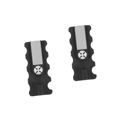 BESPORTBLE 2pcs Multifunctional Billiard Pool Cue Shaper Burnisher Repair File for Cue Tips Essential Billiards Accessory for Beginners and