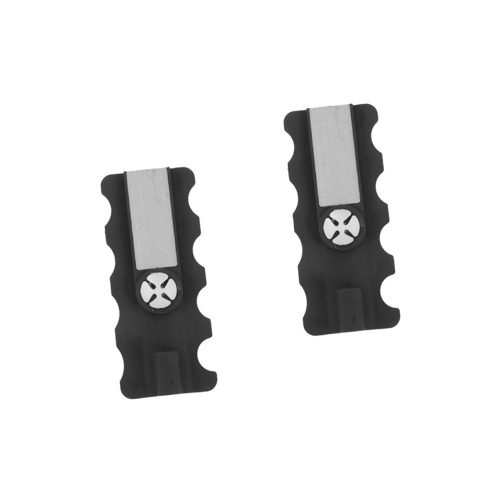 BESPORTBLE 2pcs Multifunctional Billiard Pool Cue Shaper Burnisher Repair File for Cue Tips Essential Billiards Accessory for Beginners and