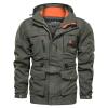 Ctreela Outdoor Hard Shell Jacket for Men's Military Tactical Windproof Jackets Army Hiking Climbing Heavy Duty Outerwear view 1