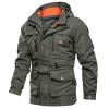 Ctreela Outdoor Hard Shell Jacket for Men's Military Tactical Windproof Jackets Army Hiking Climbing Heavy Duty Outerwear view 2