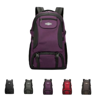 NTRUEML Hiking Backpack Water Resistant Outdoor Sports Travel Daypack Lightweight with Rain Cover for Women Men (purple,65L)