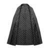 Zeiyignr Men's Classic Wool Trench Coat Single Breasted Mid Long Wool Blend Top Pea Coats Jackets Business Casual Overcoat view 3