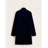 Ctreela Stylish Lapel Collar Overcoats for Men's Wool Blend Slim Fit Mid Length Trench Coats Single Breasted Windbreaker view 4