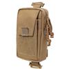 HOUSON Tactical Phone Holster, Molle EDC Belt Organizer Molle Pouches Waterproof Waist Bag for Outdoors Hunting Camping Trekking Traveling Khaki view 1