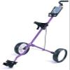 Golf Cart 2-Wheel Aluminum Golf Cart Foldable Storage Golf Trolley Cart Compact Pull Caddy Cart Golf Course Supplies view 1