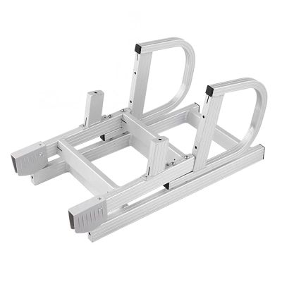 BABYCE Bed Ladders for High Bed Aluminum Ladder 5-Step Folding, Heavy Duty Pontoon/Yacht/Dock/Deck Ladder with 2 Handrails