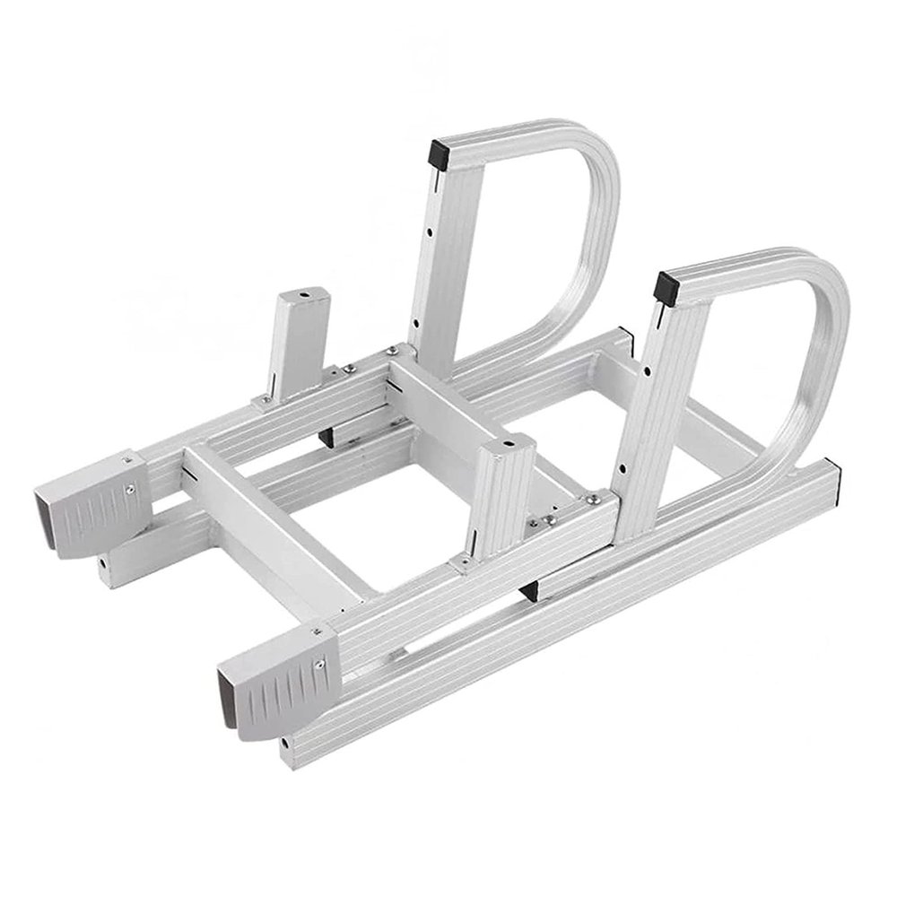 BABYCE Bed Ladders for High Bed Aluminum Ladder 5-Step Folding, Heavy Duty Pontoon/Yacht/Dock/Deck Ladder with 2 Handrails