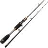 2 Section 1.8m 2.1m 2.4m Bait Casting Rods 7-25g Lure Weight Carbon Lure Fishing Rod Carp Pole 10-20lb Line Weight Canne A Peche (Size : 2.4 m) (1.8 m) view 1