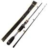 2 Section 1.8m 2.1m 2.4m Bait Casting Rods 7-25g Lure Weight Carbon Lure Fishing Rod Carp Pole 10-20lb Line Weight Canne A Peche (Size : 2.4 m) (1.8 m) view 2