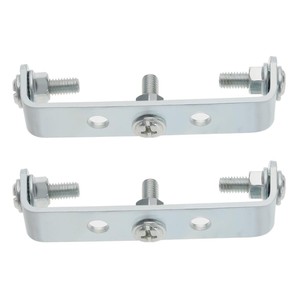 LT Easiyl 2pcs Bicycle Rear Bracket Bike Rear Rack Mount Adapter U-Shaped Rear Bracket Adapter for Mountain Bikes Folding Bikes Stainless Steel Bracket Mount Adapter