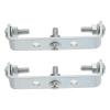 LT Easiyl 2pcs Bicycle Rear Bracket Bike Rear Rack Mount Adapter U-Shaped Rear Bracket Adapter for Mountain Bikes Folding Bikes Stainless Steel Bracket Mount Adapter view 1