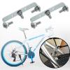 LT Easiyl 2pcs Bicycle Rear Bracket Bike Rear Rack Mount Adapter U-Shaped Rear Bracket Adapter for Mountain Bikes Folding Bikes Stainless Steel Bracket Mount Adapter view 2