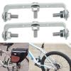 LT Easiyl 2pcs Bicycle Rear Bracket Bike Rear Rack Mount Adapter U-Shaped Rear Bracket Adapter for Mountain Bikes Folding Bikes Stainless Steel Bracket Mount Adapter view 3