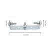 LT Easiyl 2pcs Bicycle Rear Bracket Bike Rear Rack Mount Adapter U-Shaped Rear Bracket Adapter for Mountain Bikes Folding Bikes Stainless Steel Bracket Mount Adapter view 4